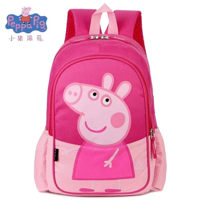 Nuovo Arrivo Peppa Pig George Cartoon Character Series Canvas Student Backpack Zaino Per L'Asilo Regalo Di Compleanno Per Bambini