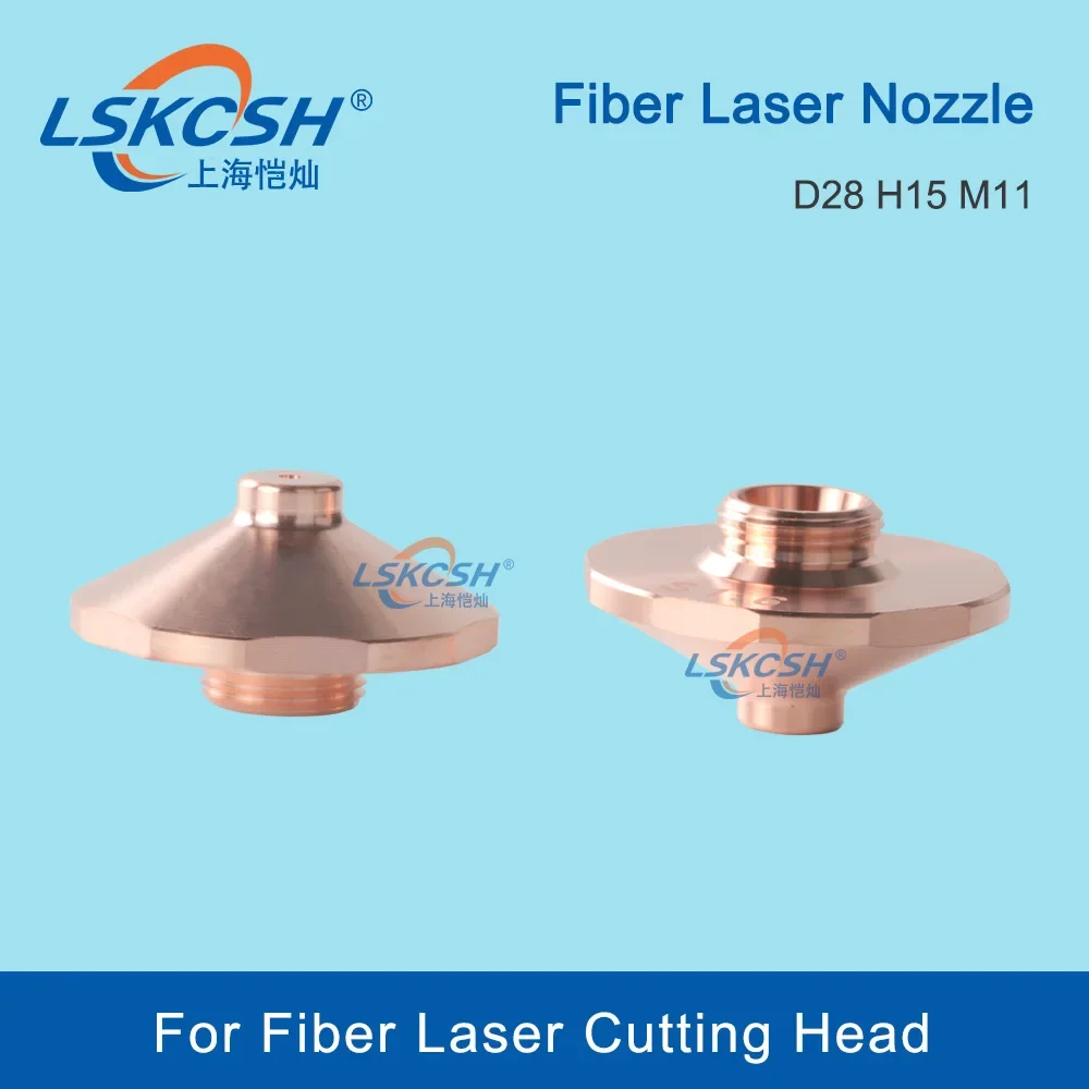 

Laser Nozzle Single Layer 1.2 1.3 1.5 1.6mm Dia28 M11 For Raytools BS12K Hans Boci Fiber Laser Cutting Head