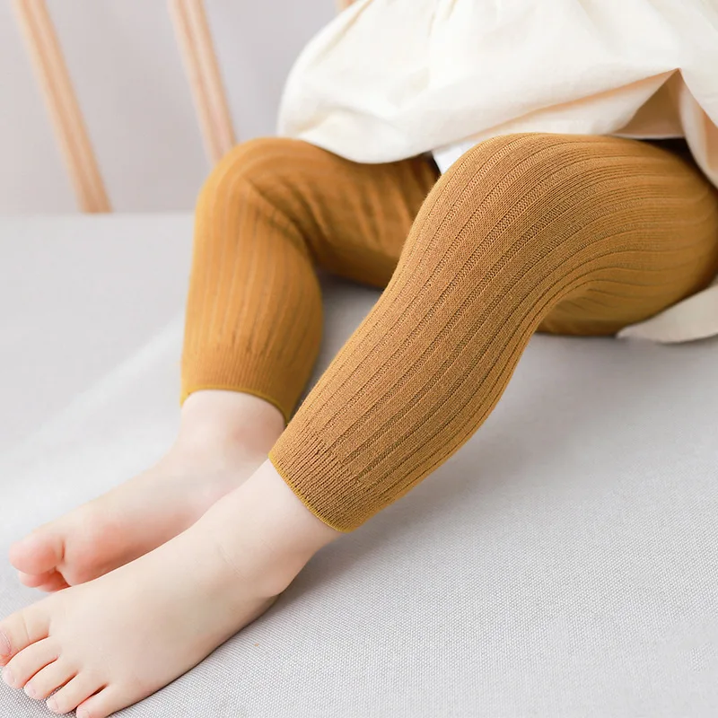 Spring Autumn Baby Pants Newborn Girls Leggings Soild Color Cotton Pants Kids Children Leggings Baby Pantyhose for Girls Boys girls pantyhose