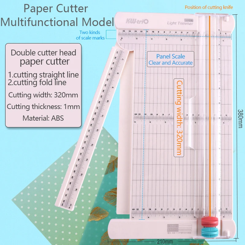 KW-triO Paper Trimmer Blade Paper Cutter Accessories Straight Line Cutter Head Cutting Suitable for 13217 and 13932 Replacement paper cutting tools