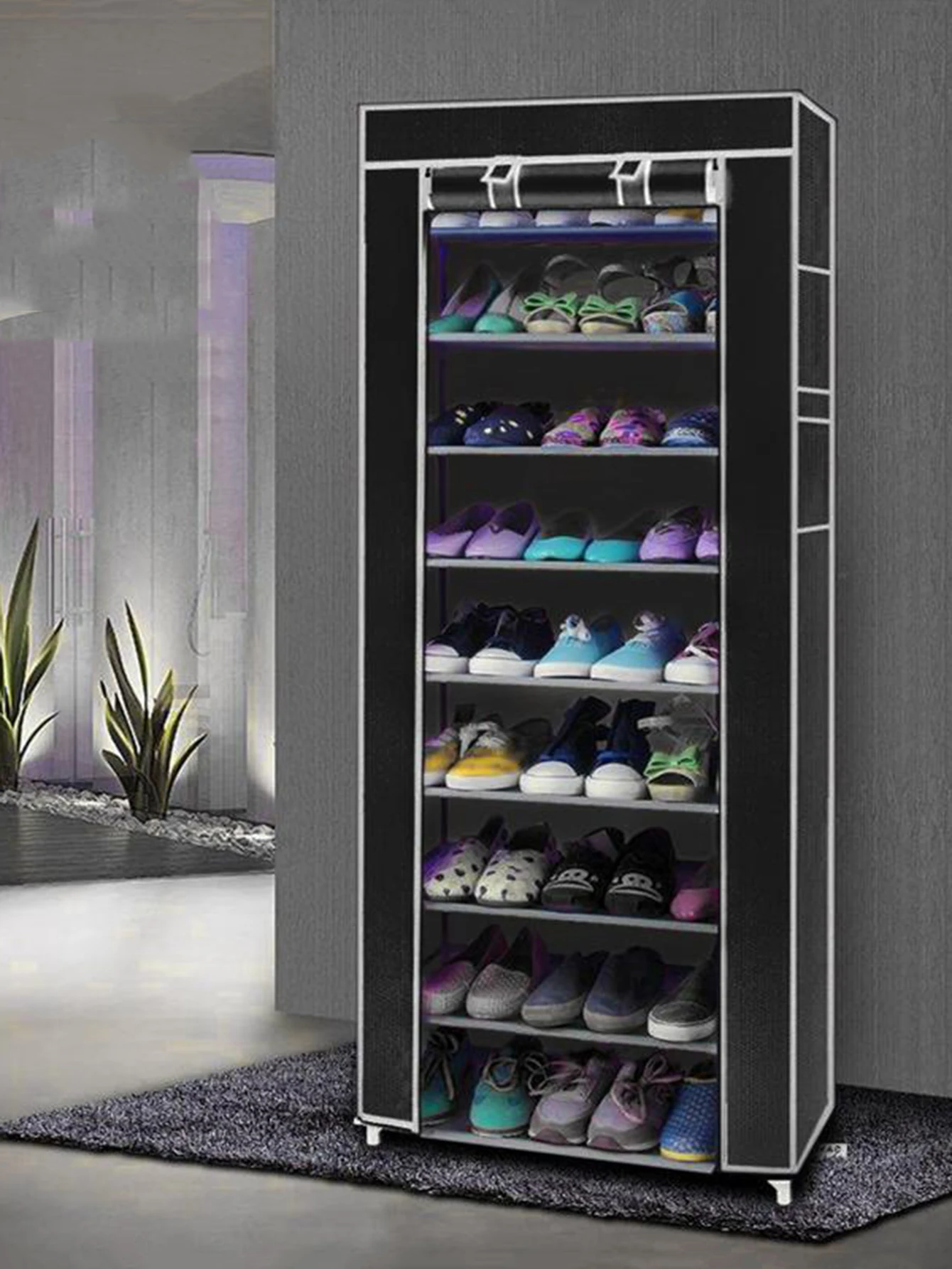 Shoe Cabinet 10/8/6Layers Dustproof Fabric Organizer Stand Holder Hallway Saving Space Shelf Home Furniture Storage Shoe Rack shoe rack,shoe organizer,shoe cabinet