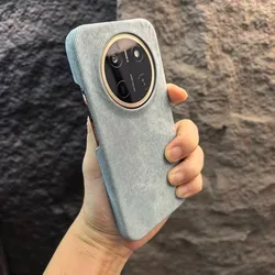 Luxury Frosted Skin - Friendly Denim Leather Case - Ultra - Thin Shockproof Cover for Honor X80 Pro Max (1)