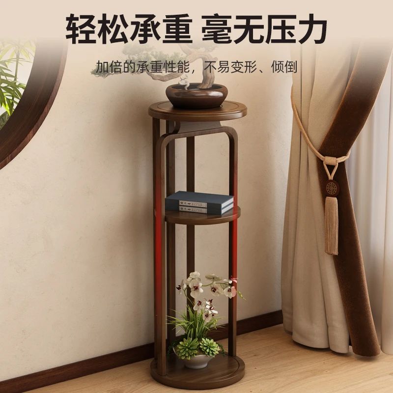 Plant Stand Modern Flower Pots Holder Display Rack Mid Century Wood Planter Holder Indoor Outdoor Home Decor Garden Balcony