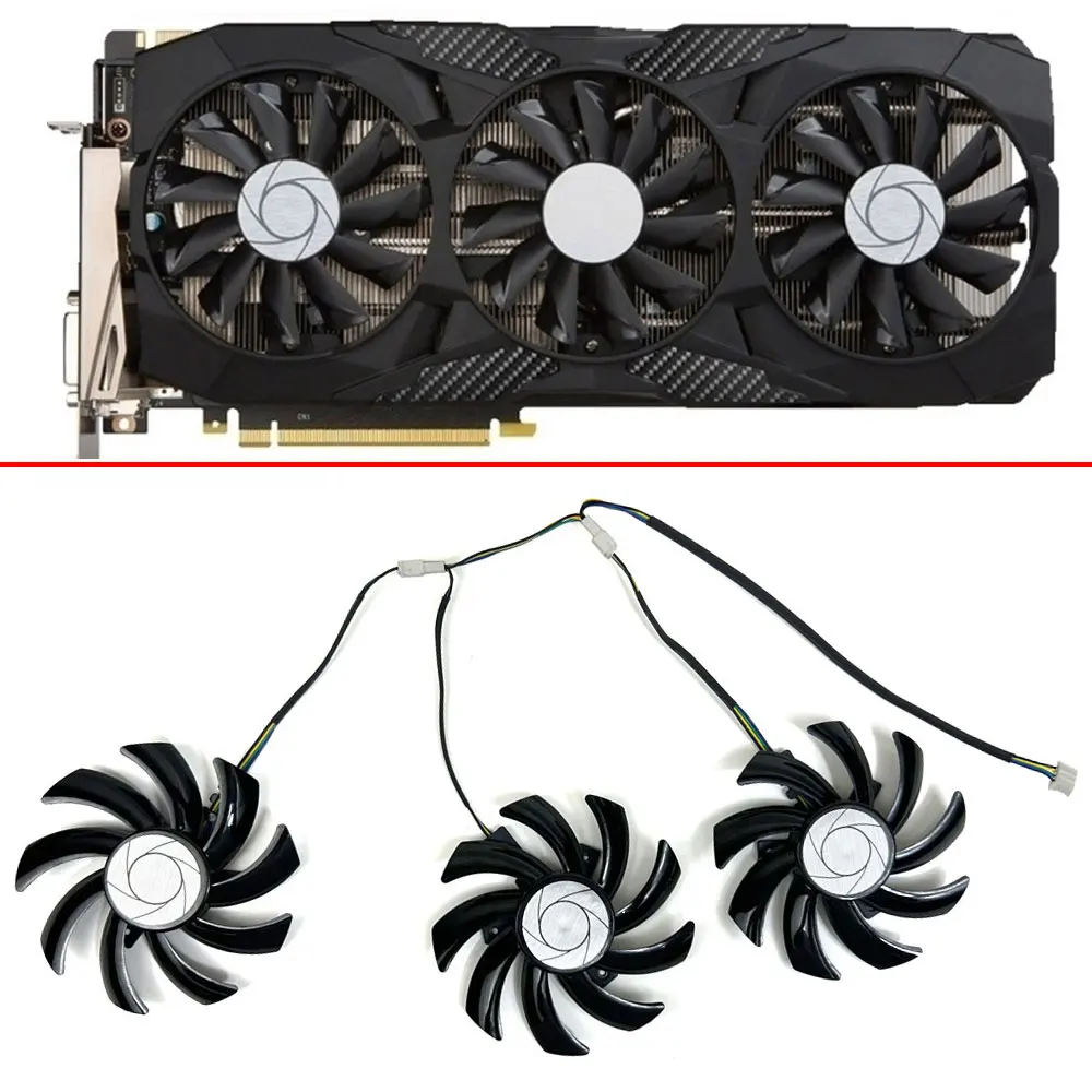 

New Cooling 4pin 85MM PLD09210S12HH Cooler Fan Replacement For MSI GeForce GTX 1060 1070 1070Ti 1080 DUKE 1080Ti Graphics Card