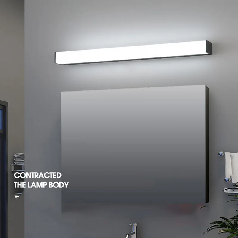 거울 빛 LED 벽 램프 욕실 벽 조명 20cm 40cm 50cm AC85 - 265V 실내 조명 홈 장식 침실 전등