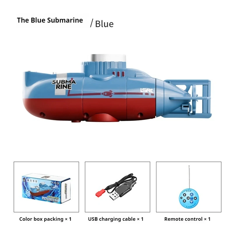 New Remote Control Submarine Children Diving Fish Tank Toy Mini Model Toy Remote Control Simulation Nuclear Submarine Kids'S Toy 6