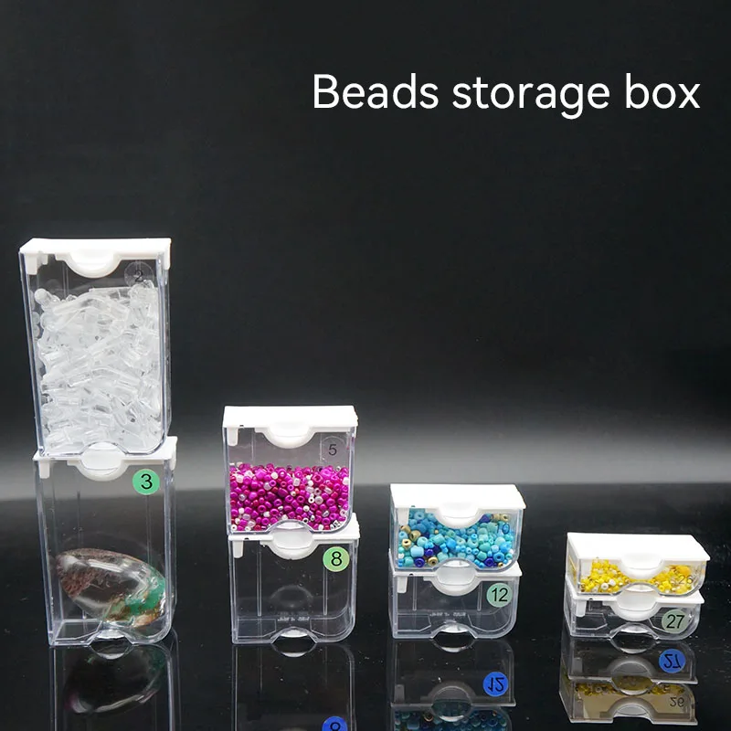 1/30/60/90/150pcs Diamond Painting Embroidery Tool Storage Box Elizabeth Ward Bead Storage Clear Plastic Container