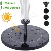 Solar Fountain Pump Floating Solar Panel Bird Baths Water Fountain with 4 Nozzles For Garden Outdoor Water Pool Pond Decor 1