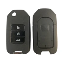 ที่ดีที่สุด KEY อุปกรณ์เสริมรถยนต์ Flip Remote Key Shell สำหรับ Honda FIT XRV VEZEL CITY JAZZ CIVIC HRV กุญแจแบบพับ Fob 2/3ปุ่ม 5