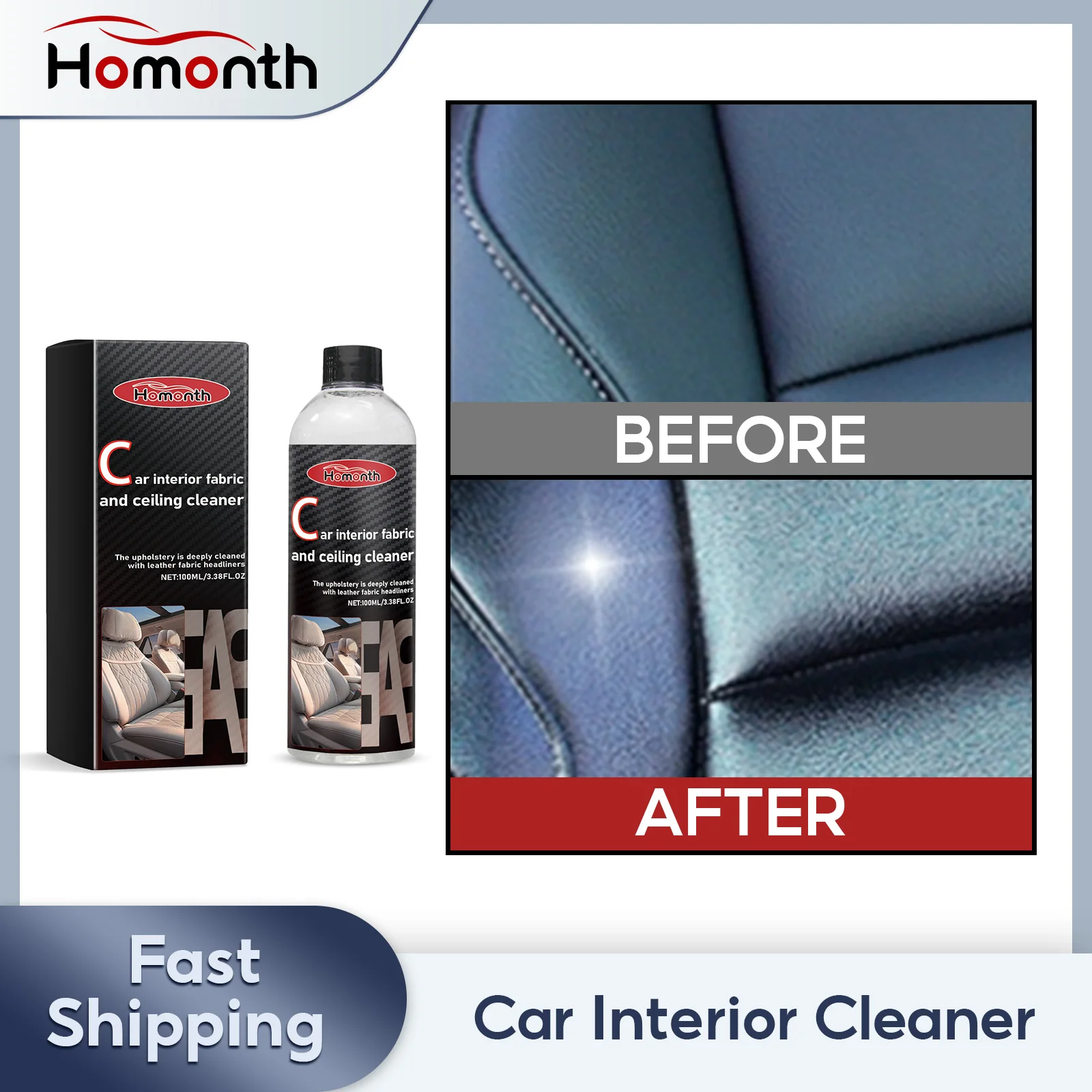 

Car Interior Foam Cleaner Leather Polishing Repair Dirt Dust Removal Ceiling Seat Cleaning Renovation Multi Purpose Foam Cleaner