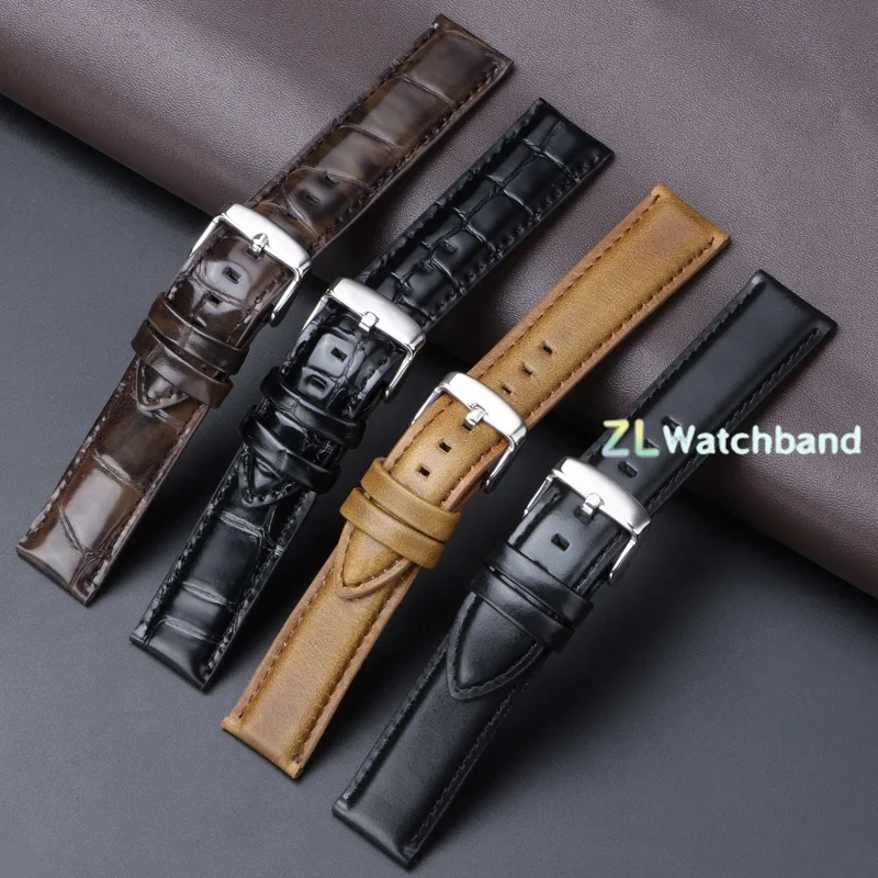 Elegant Genuine Leather Waterproof Wristband - Universal Fit