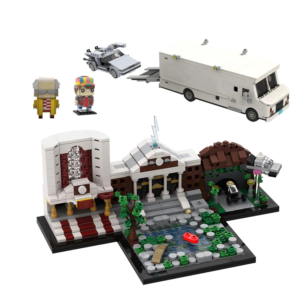 Time Machine Lego Brickheadz Volver Al Futuro Back Future Delorean