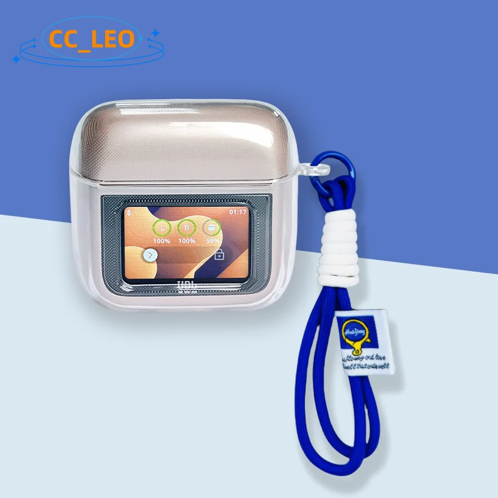 Clear Soft Protective Shockproof Case with Cute Lanyard Pendant
