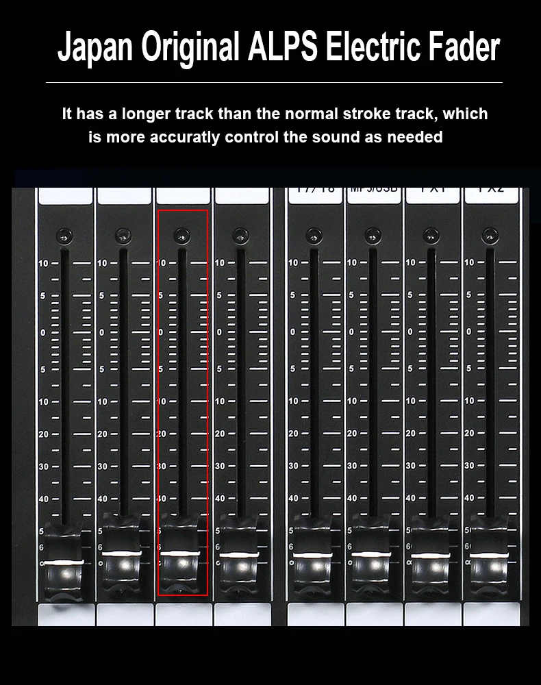 Support 20 Channel Audio Mixer Built In Sound Card Mixing Console With USB Interface Professional Digital Mixer For Shows