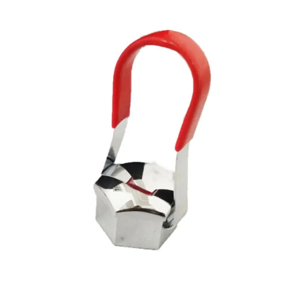 1 Pcs Car Wheels Bolt Cap Removal Tool Auto Wheel Nut Bolt Covers Cap Removerr Tool Key Tweezers Metal Red Color wheel bolt nut extractor