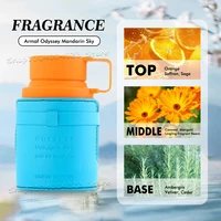 100ML Odyssey Mandarinsky Édition Limitée par Armaf pour Homme, Parfum Arabe Original, Parfait pour un usage quotidien et les occasions spéciales 3