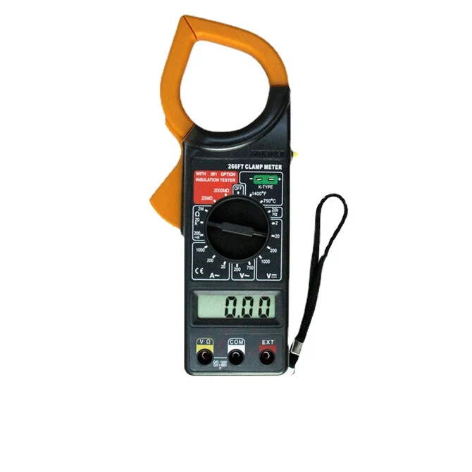 Multifunctional Digital Clamp Meter 266Ft With Temperature And Frequency Measurement  Small Multimeter