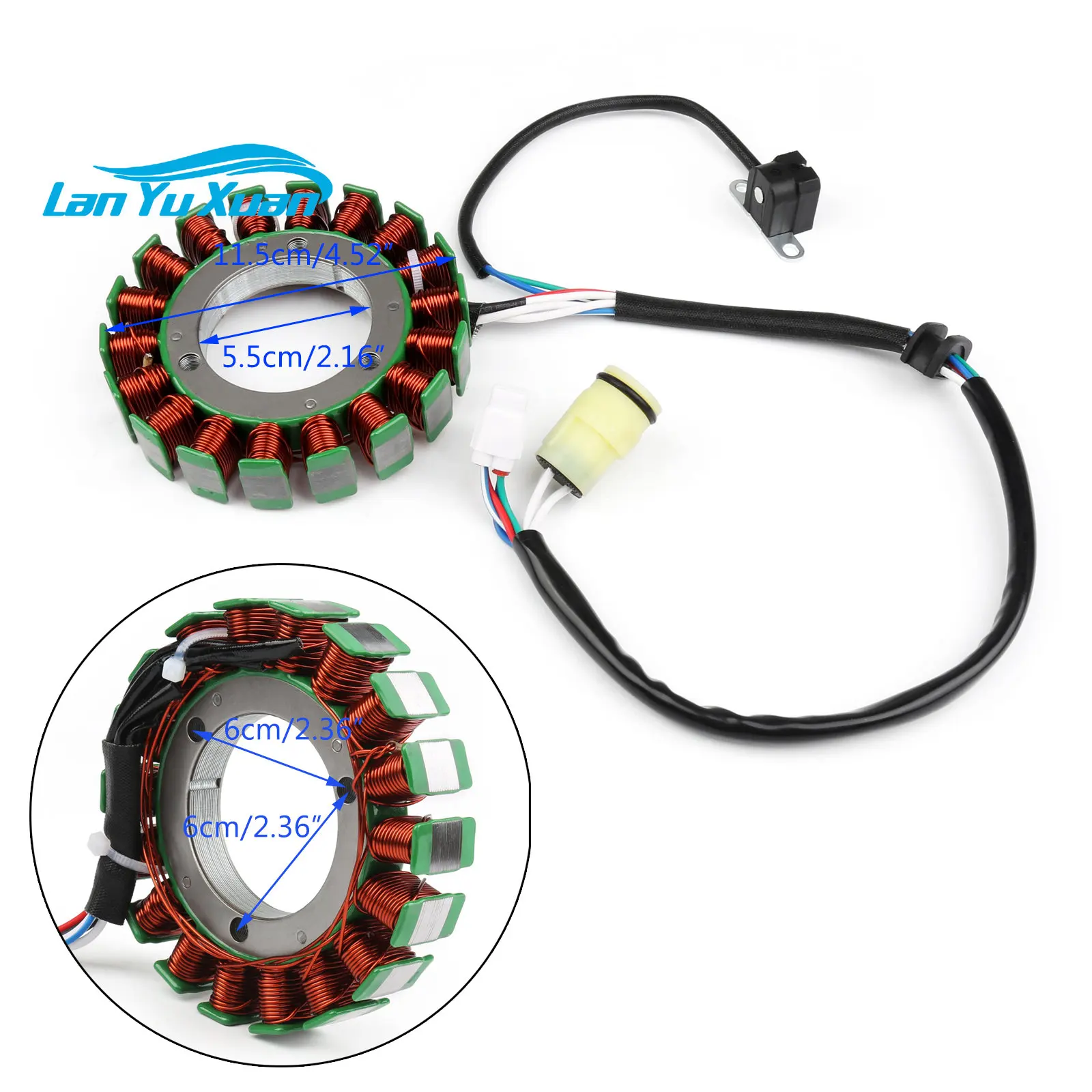 

5FU-81410-00 5NF-81410-00 Stator Coil For ymaha YFM350FX 4x4 YFM40 Big Bear 400 YFM350R RAPTOR 350 2004-2013
