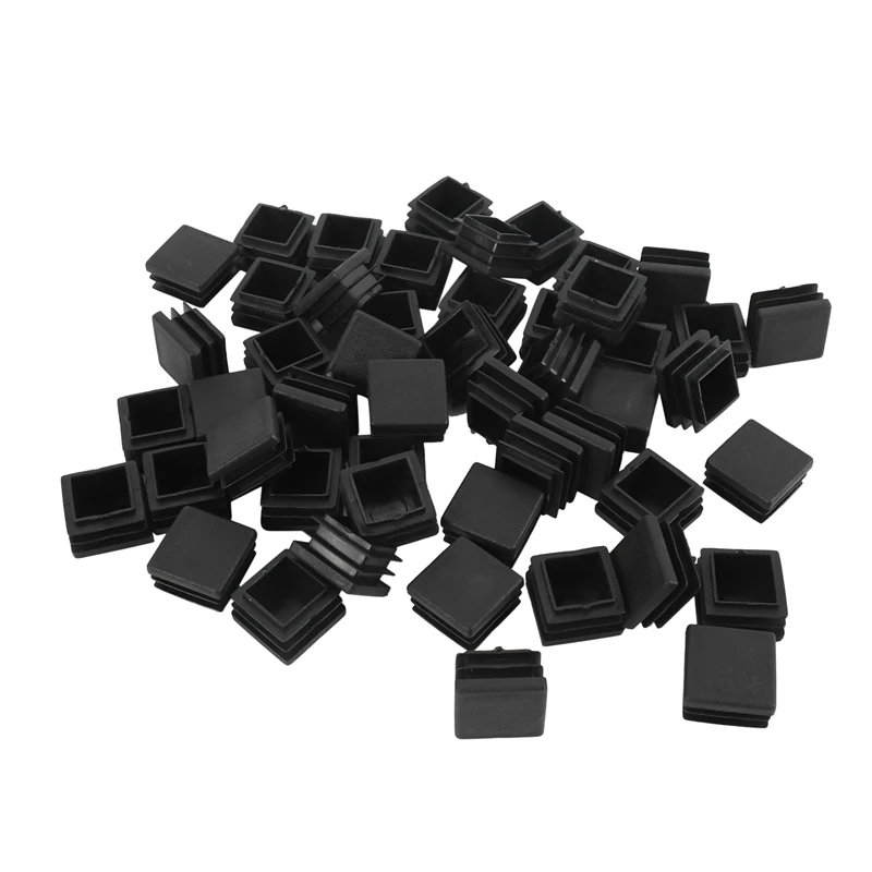 

Chair Leg Plastic Blanking End Cap Square Tube Insert Black 20Mmx20mm 250Pcs