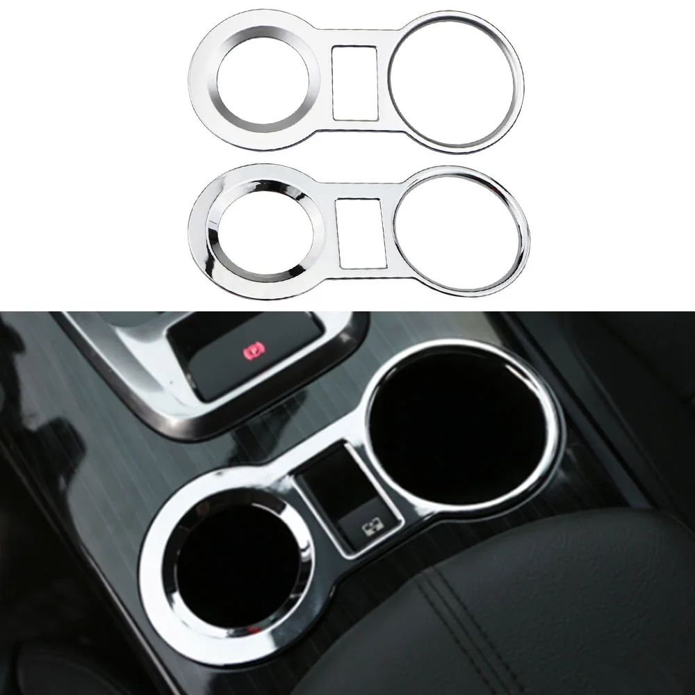 ABS Chrome Auto Portabicchieri Copertura Adesivo Trim per Peugeot 3008 ...