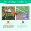 TAIMIMEI Garden Hollow Hoe Sharp Durable Garden Weeding Tools for Backyard Loosening Farm Planting Weeding 3