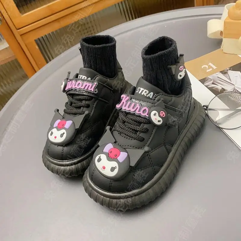 

Sanrio Kuromi Sports Shoes Running Shoes Cotton Shoes Outdoor Plus Velvet Thicken Anti-Slip 3D Pattern Cartoon Kawaii 2023 Hot