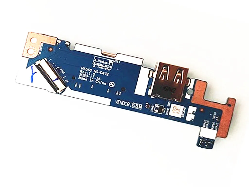 Placa de Energia para Lenovo Ideapad 15s Itl Placa Usb Novo Modelo 2023 Hs561 Ns-d522 Hs560 Ns-d472 Transporte Rápido - Imagem 2