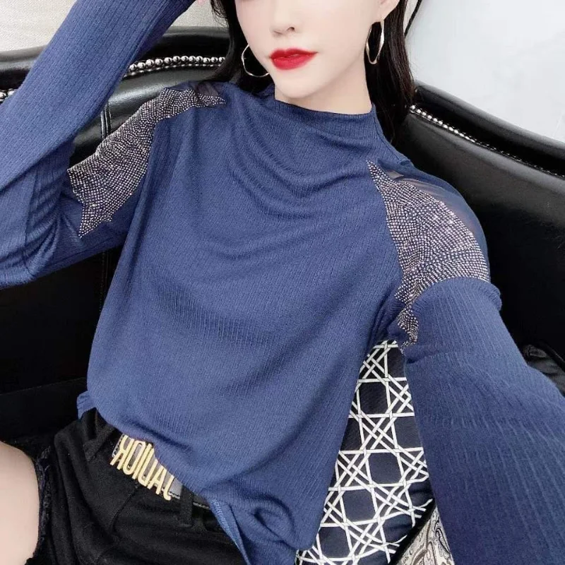 

Off Shoulder Pulovers Autumn Top for Women Long Sleeve Tees Spring T Shirts Female Harajuku Free Shipping Offe Clothes Backless