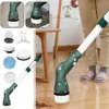 6 In 1 Electric Cleaning Brush Electric Spin Cleaning Scrubber Electric Cleaning Tools Kitchen Bathroom Cleaning Gadgets 6