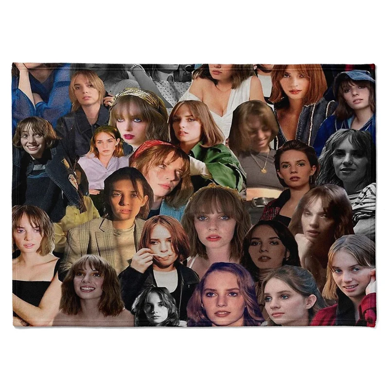 

Aertemisi Maya Hawke Photo Collage Pet Blanket for Small Medium Large Dog Cat Puppy Kitten Couch Sofa Bed