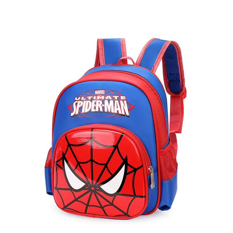 MINISO Disney's New 12-inch 3D Children's Cartoon Schoolbag Kindergarten Cartoon Spiderman Frozen Hard Shell Backpack