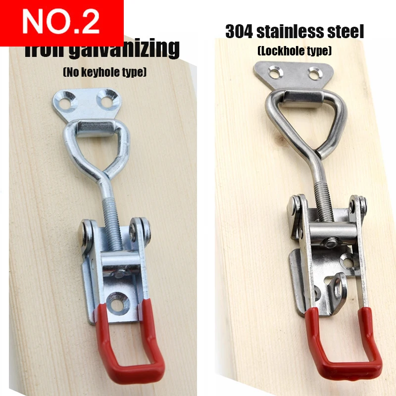 Adjustable Toolbox Case Metal Toggle Latch Catch Clasp Quick Release Clamp Anti-Slip Push Pull Toggle Clamp Tools