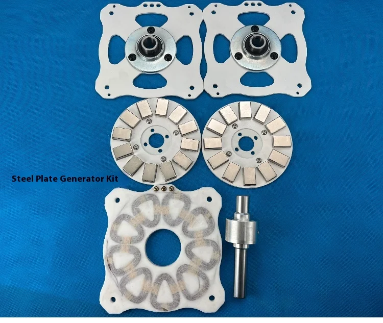 1000W High-power DIY Disc Permanent Magnet Ironless Generator Low Speed High Eff