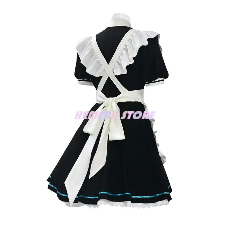 Game Blue Archive Anime Tendou Arisu Cosplay Costume Wig French Maid Lolita Skirt Woman Kawaii Sexy Carnival Halloween Suit