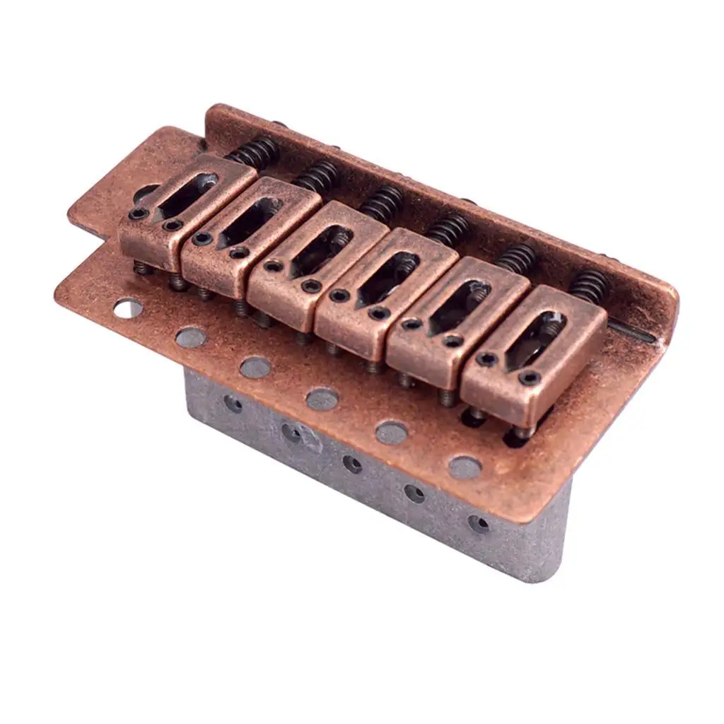 

6 String Flat Saddle Single Tremolo Bridge System for SQ ST Electric Guitar