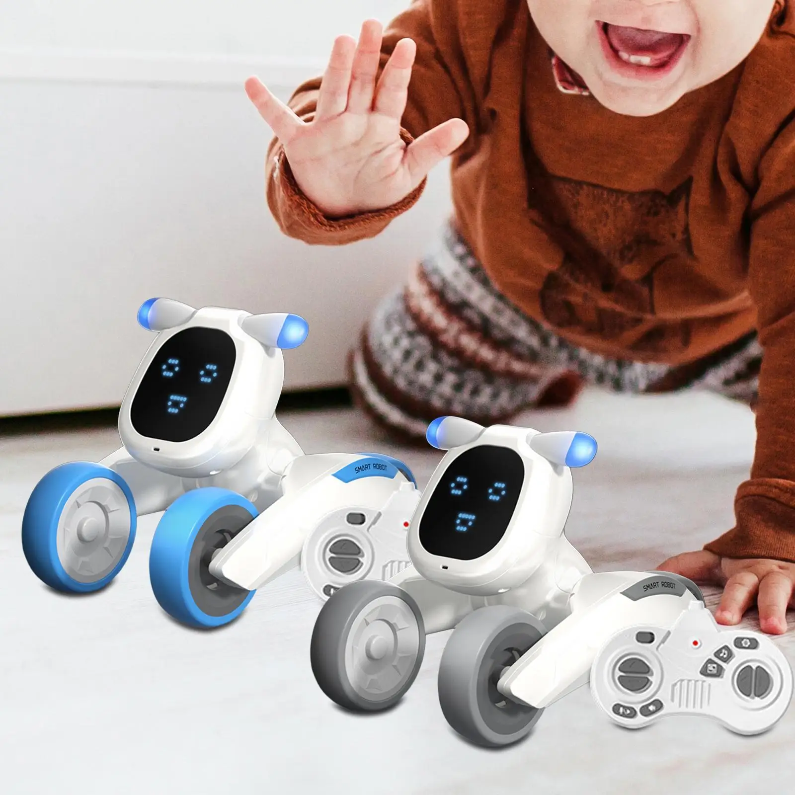 Robot Dog Toy Gesture Sensing Electronic Pet Toy for Girls Adults Boys 3