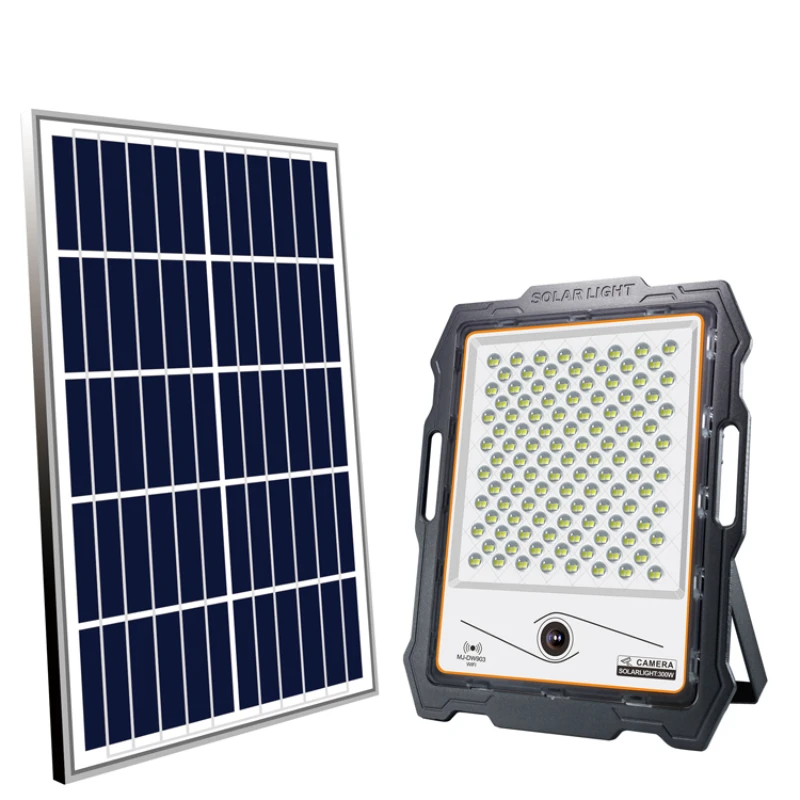 Foco Led 300 W 400W Focos Con Pannello Esterno Buon Prezzo 20W Ip65 Luci Outdoor 300 Watt Motion Billboard Solar Flood Light