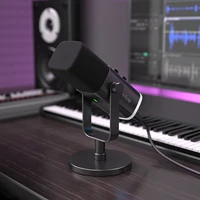 Microphone dynamique USB/XLR, avec bouton muet tactile
