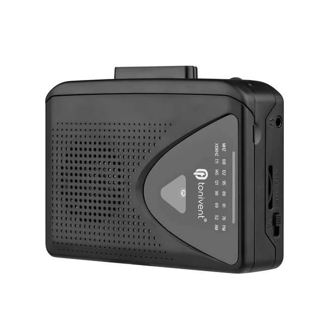 Tonigen – Mini lecteur de Cassette stéréo Portable, Radio AM/FM