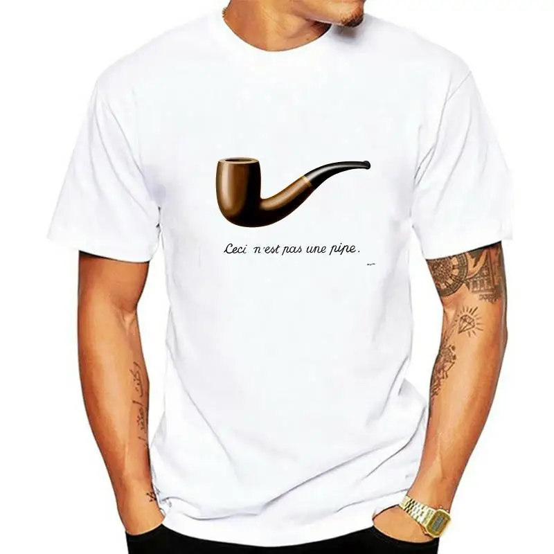 

Это не une pipe T shirt rene magritte surreal ce nest pas une pipe the treachery of images