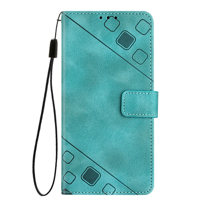 Leather Flip Wallet Case with Card Pocket and Magnetic Closure - Elegant Protection