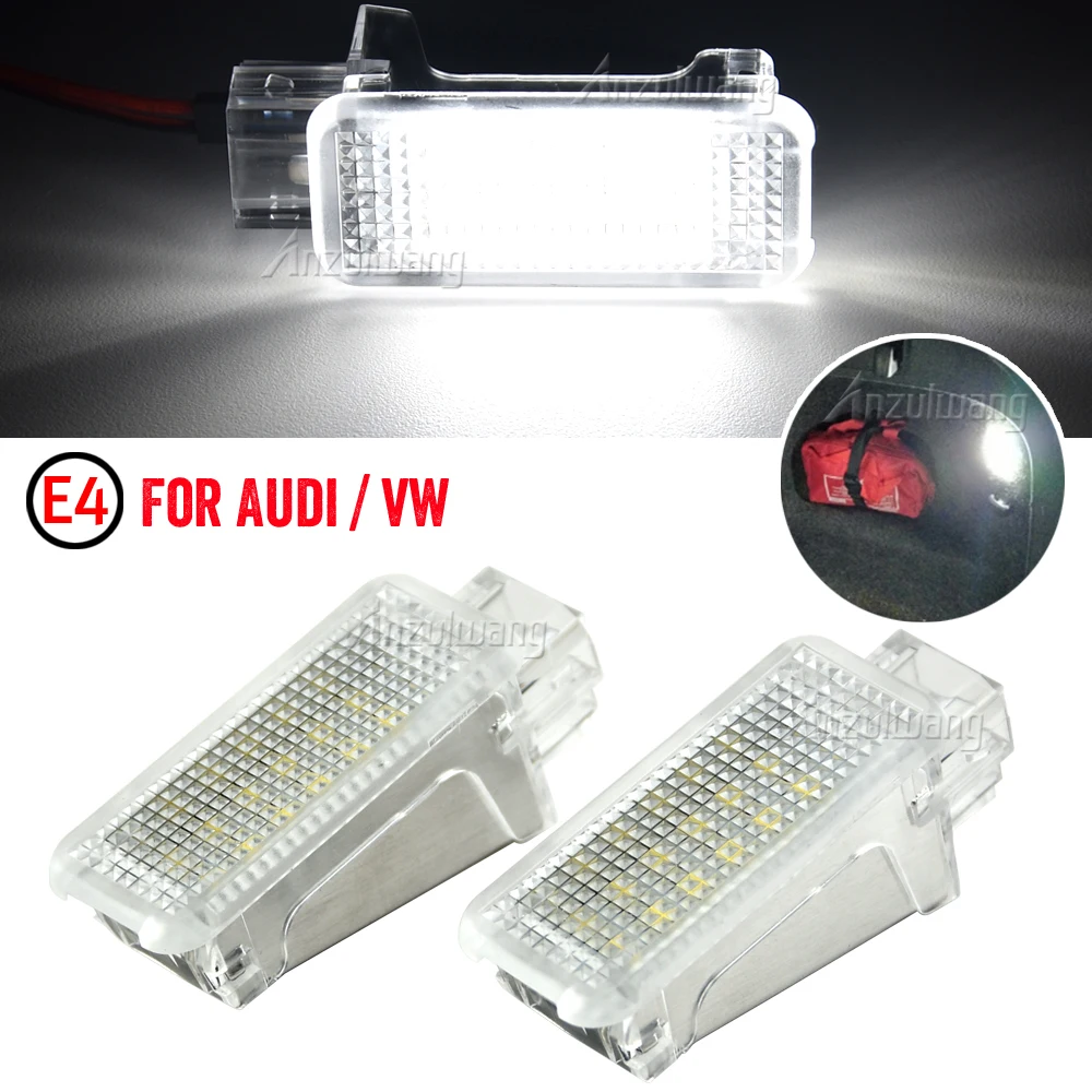 For Audi A3 8P A4 B6 B7 B8 B9 A6 S6 C6 A7 S7 A8 S8 Q5 Q7 A1 LED Courtesy  Door Trunk Footwell Golve Box Light Lamp Multipurpose