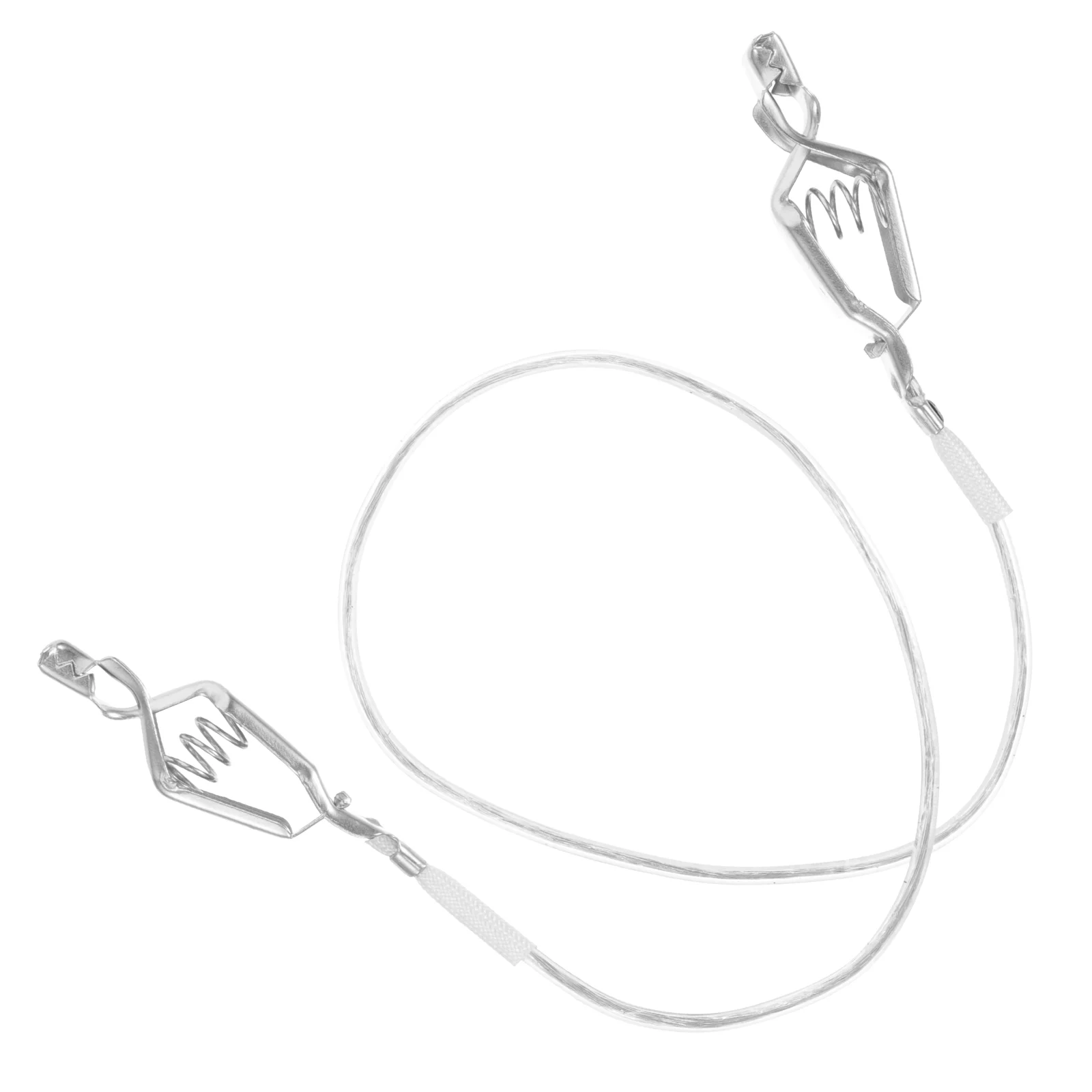 

Foil Head Clip Line Practical Wire Clamp Convenient Fencing Cord Clips Multi-use Equipment Body