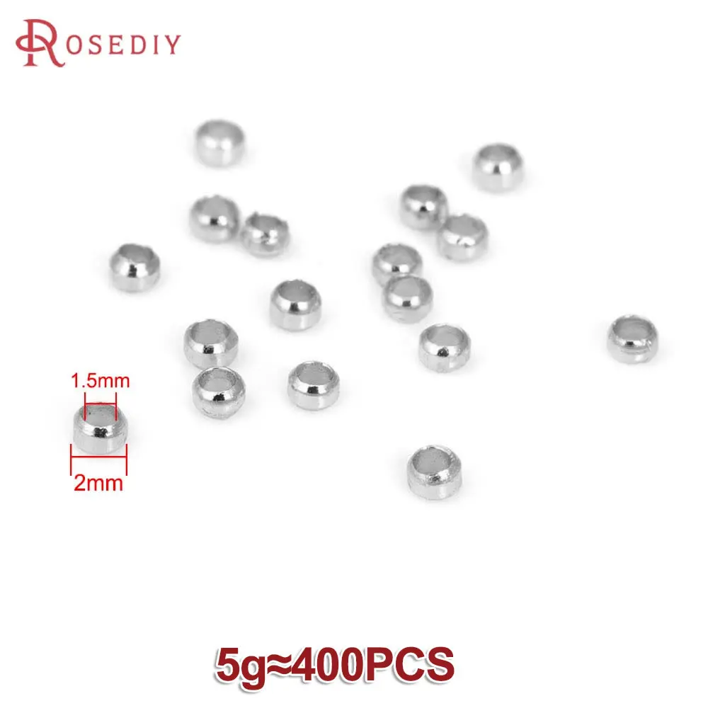 Elegant 18K Gold-Tone Brass Beads