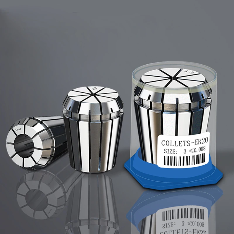 Spring Collet Chuck ER11 ER16 ER20 ER25 ER32 Spring Collet High Precision 0.005/0.008mm Collet Chuck for CNC Engraving Machine Milling Lathe Tool