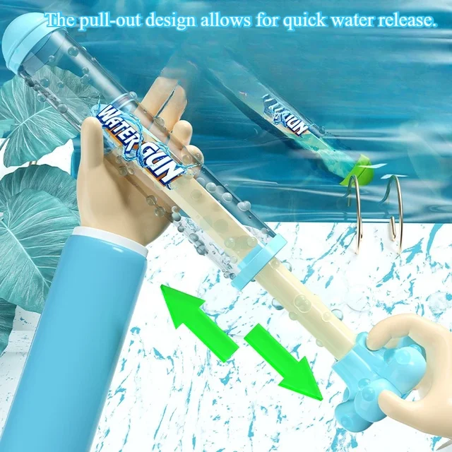 Pull-Back Water Spray Gun Toy 2