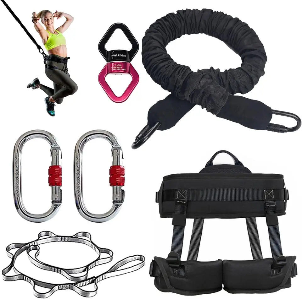 Corda da yoga aerea per stretching con ancoraggio per porta, 2024, per allenamento di flessibilità e supporto per dividere la schiena, per allenamento fitness a casa, cinghia per allungare le gambe