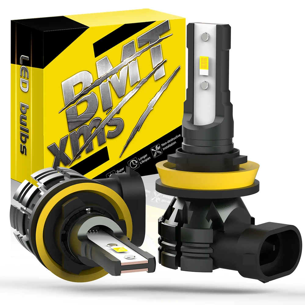 

BMTxms 2x Canbus H11 H8 LED Fog Light Bulb 9006 HB4 H10 9145 DRL 9005 HB3 LED Car Driving Lamp Dual White Yellow Switchback LED
