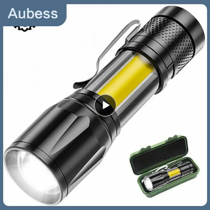 

Portable rechargeable zoom led flashlight XP-G Q5 Lamp Lantern 2000Lumen Adjustable Penlight Waterproof mini Led Light