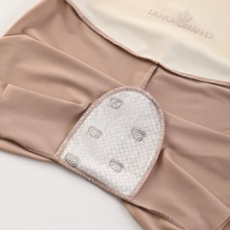 3PCS/set Safety Pants High Waist Women's Shorts Under The Skirt Ice Silk Seamless Panties Breathable Boxer Shorts Hip Lift Pants